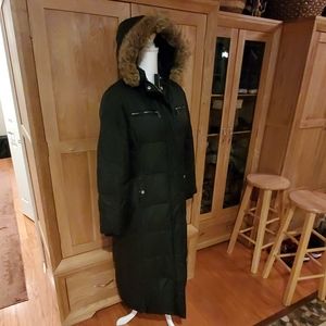 Michael Kors Long Down Coat with Hood